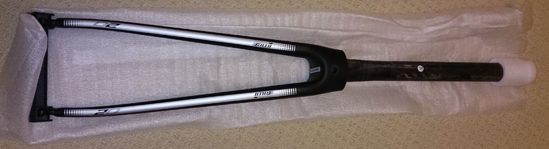 Rear view of the fork