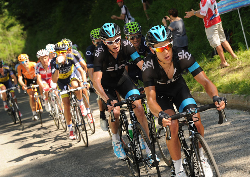Team Sky dominating 
- 
http://www.letour.com/le-tour/2013/us/stage-8.html
