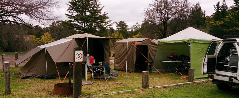 Campsite as it 
stood