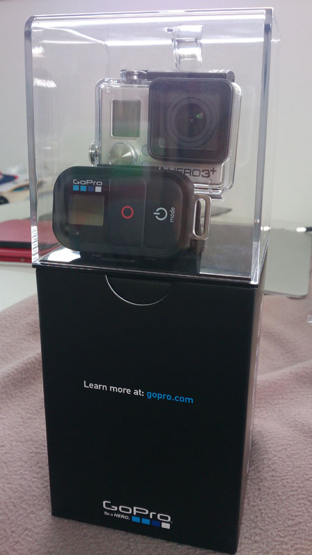 GoPro 
Hero 3+ Black Edition